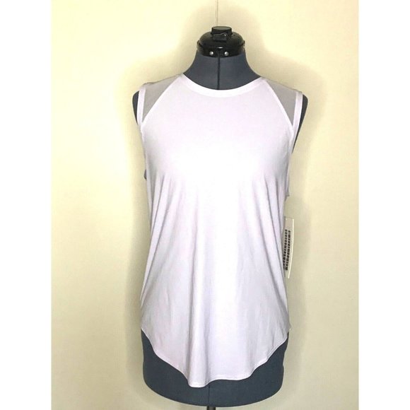 ヨガ・ピラティス Lululemon Airy Breakaway Tank Size 6 Lululemon Airy Breakaway Tank Mesh Back Lt Purple Lilac